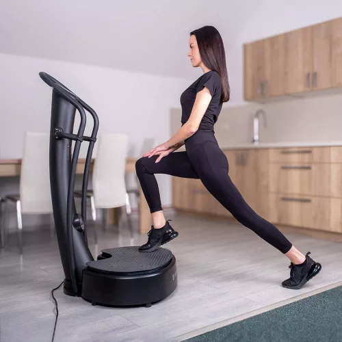 Vibrációs tréner VibroGym inSPORTline Lotos Max, LED kijelző, nagyméretű fogantyúk, javítja a vérkeringést