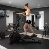 Ellipszis tréner inSPORTline ZenStride 200, helytakarékos, összecsukható, mozgatható, kényelmes, halk, első lendkerekes, elektromos, max.120kg