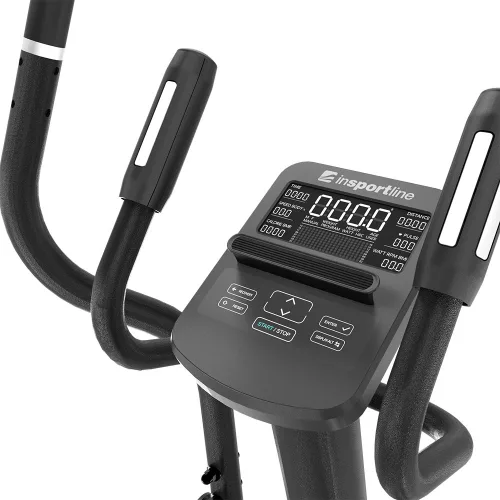 Ellipszis tréner inSPORTline ZenStride 200, helytakarékos, összecsukható, mozgatható, kényelmes, halk, első lendkerekes, elektromos, max.120kg