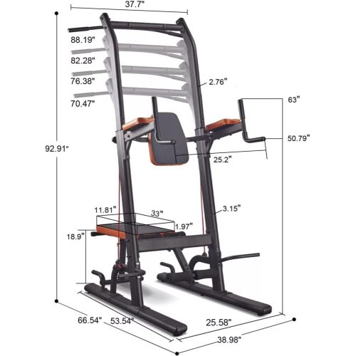 HC HOME FITNESS húzódzkodó-tolódzkodó állvány