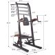 HC HOME FITNESS húzódzkodó-tolódzkodó állvány