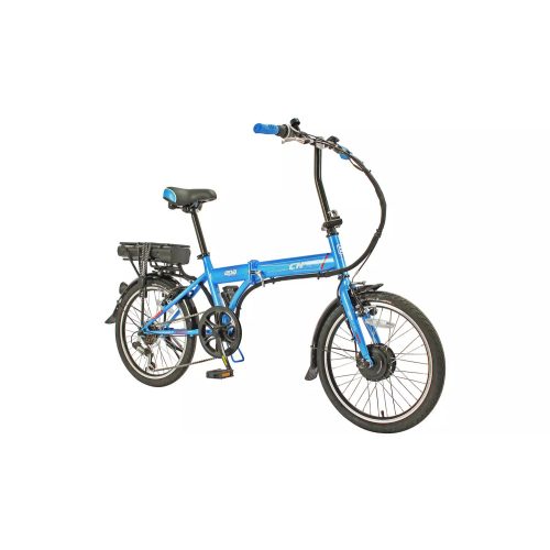 E-Plus 20” 2022 Kék Uniszex összecsukható elektromos kerékpár(Pedelec) 