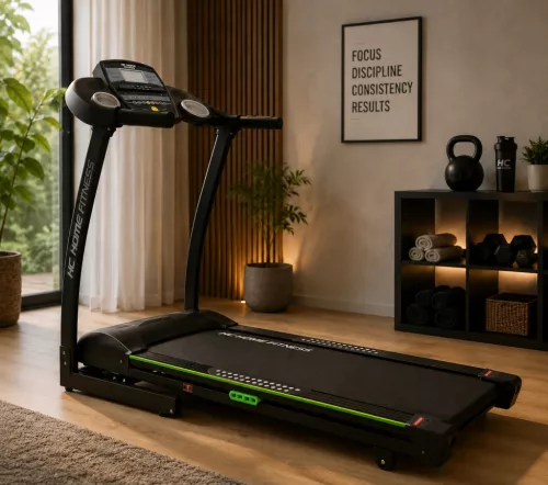 HC Home Fitness 1401 – Összecsukható otthoni futópad elektromos dőlésszöggel