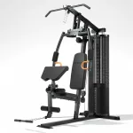 Edzőtorony ProfiGym C35, súly 121,5 kg, teherbírás 120 kg, lapsúlyos, otthoni biztonságos kondigép, csigás, tucatnyi gyakorlat inSPORTline