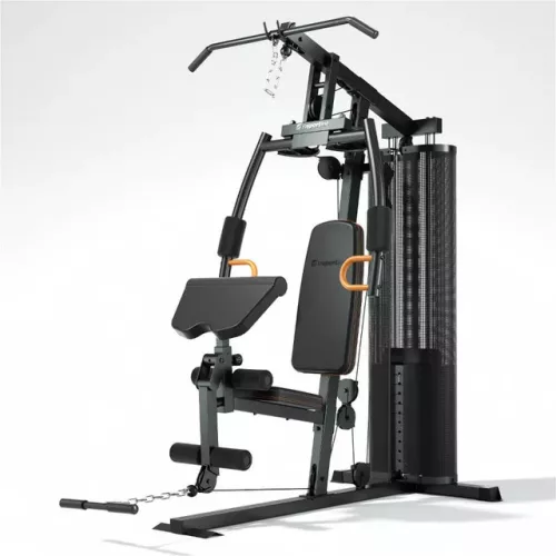 Edzőtorony ProfiGym C35, súly 121,5 kg, teherbírás 120 kg, lapsúlyos, otthoni biztonságos kondigép, csigás, tucatnyi gyakorlat inSPORTline