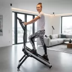 Lépcsőzőgép ZenPeak 30, elektromos terhelés, csúszásmentes felület, kapaszkodók, LCD kijelző, italtartó, iConsole+, taposógép inSPORTline
