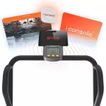 Lépcsőzőgép ZenPeak 30, elektromos terhelés, csúszásmentes felület, kapaszkodók, LCD kijelző, italtartó, iConsole+, taposógép inSPORTline