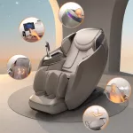 Masszázsfotel Balsadena, 4d masszázs, légmasszázs, Zero Gravity, Zero Space, 6 masszázstipus, 40 párna, 20 fej, infra melegítés, lábmasszázs - fekete