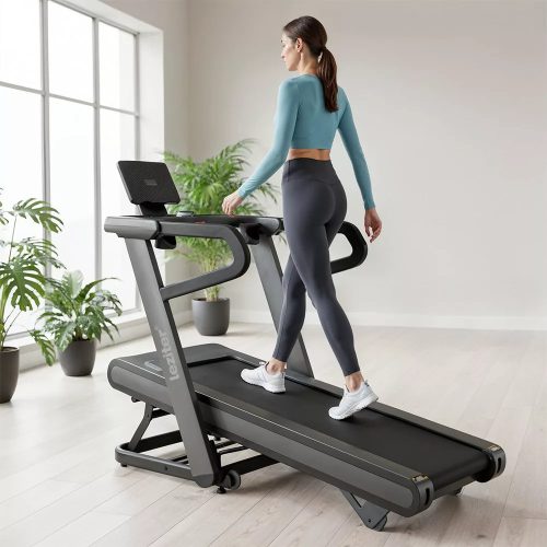  Leziter Velox Ultra Futópad - Led kijelzővel Bluetooth okosfunkció, futáshoz és hegymászáshoz. Max 150 kg, 3 LE, 18,8 Km/h, dőlésszög -6+32%