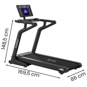   Futópad Led kijelzővel Aeorun Max 150 kg, 4,5 LE, 18,8 Km/h, 12 program, dőlésszög 0-15%