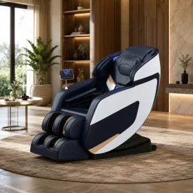 HC Home Lifestyle S9 Masszázsfotel sötét kék színben