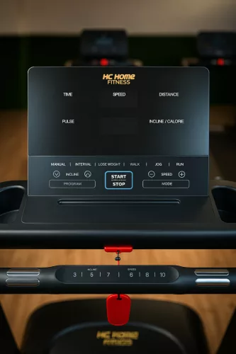 HC Home Fitness YKET2001BS Okos Futópad - Kijelző Zwift és Kinomap támogatással